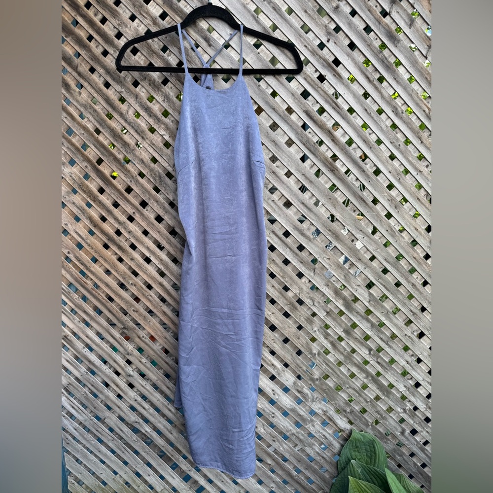 Soprano Elegant Blue Gray Dress